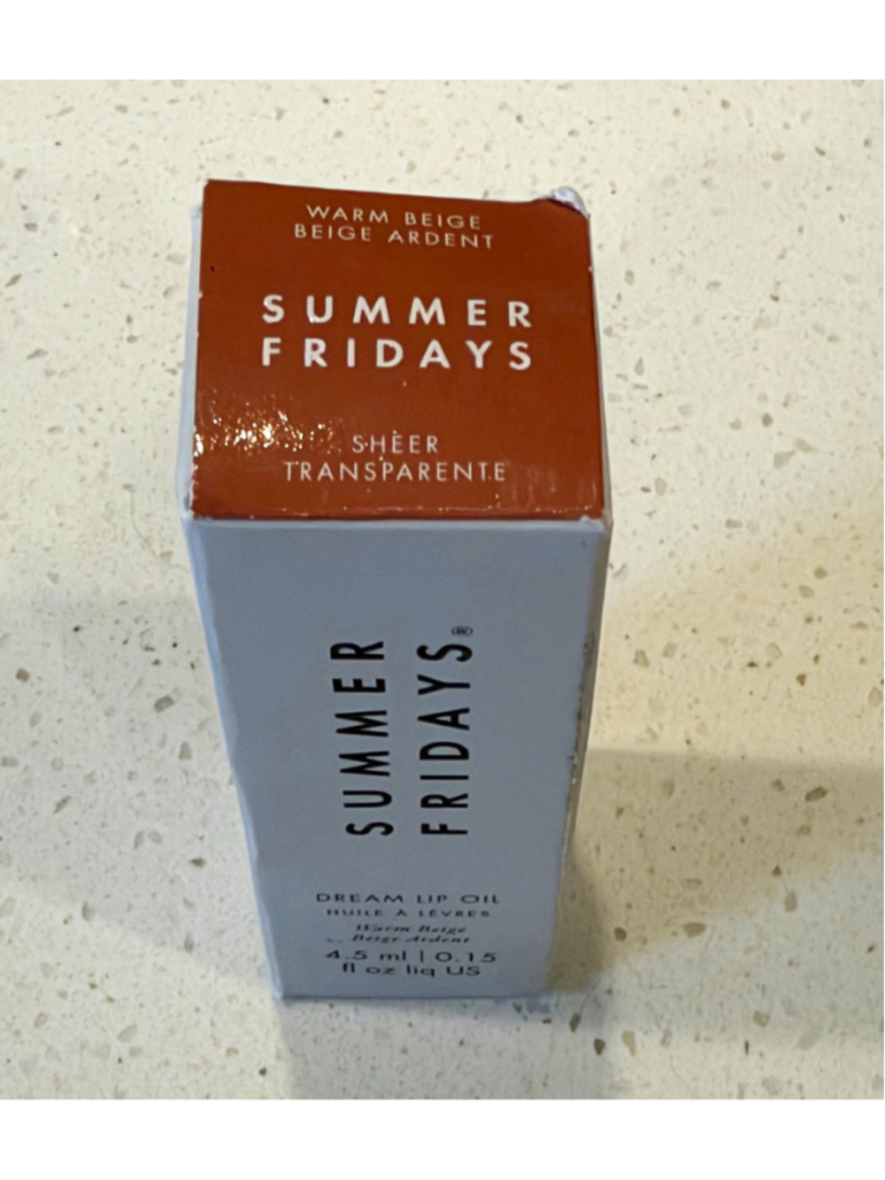 Summer Fridays Dream Lip Oil Lip Oil Warm Beige Shade 0.15 fl oz